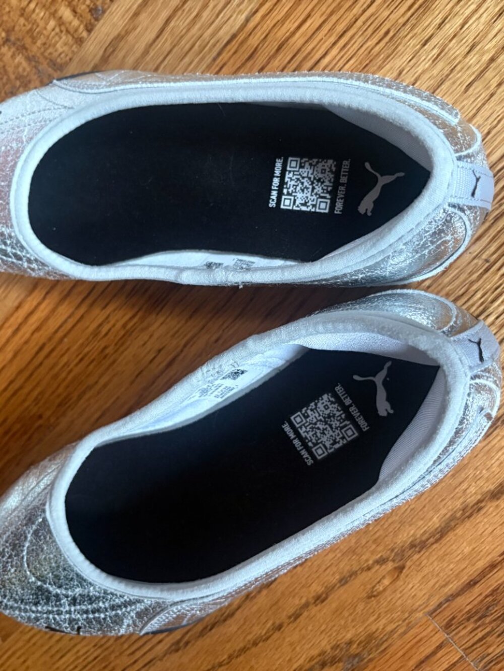 Puma Women's Catch Soleil Ballerina Flats - Silver - Picture 5 of 8